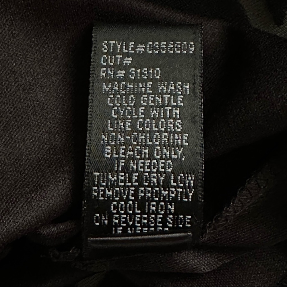 AB Studio Dress Womens 8 Black Velvet Burnout Halter Sleeveless Cocktail Party - Picture 10 of 11